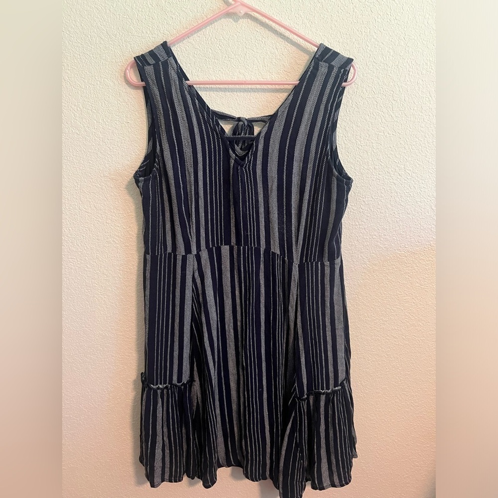 Maurice's Black and Gray Dress Size Medium